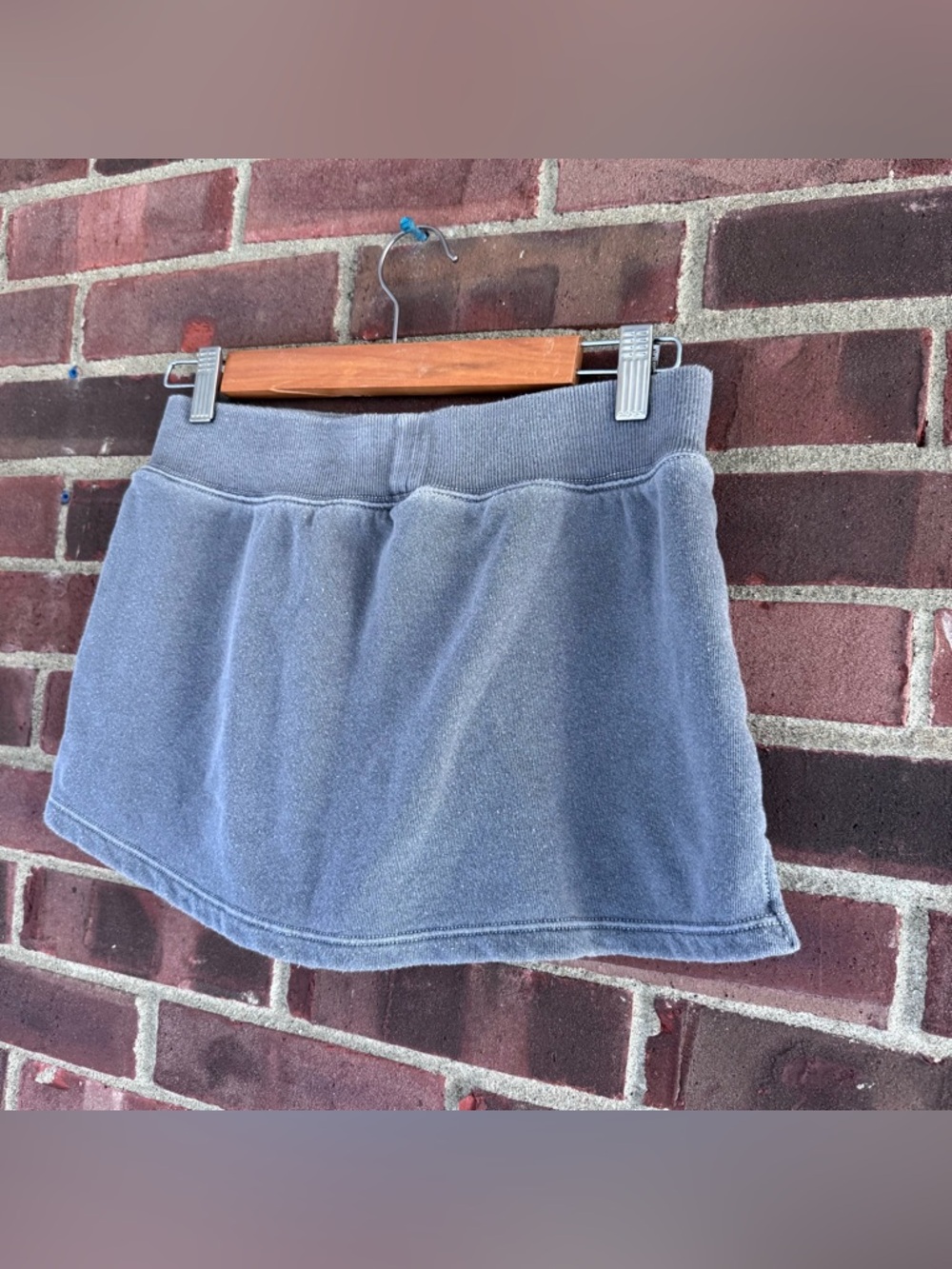 Free People Sweatshirt Skort Gray Mini Skirt Shorts Women’s Small Regular - Picture 7 of 9